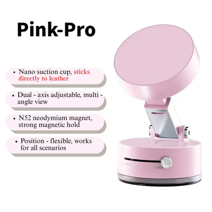 360° Rotatable Vacuum Suction Car Phone Holder for iPhone & Android, Hands-Free GPS Mount