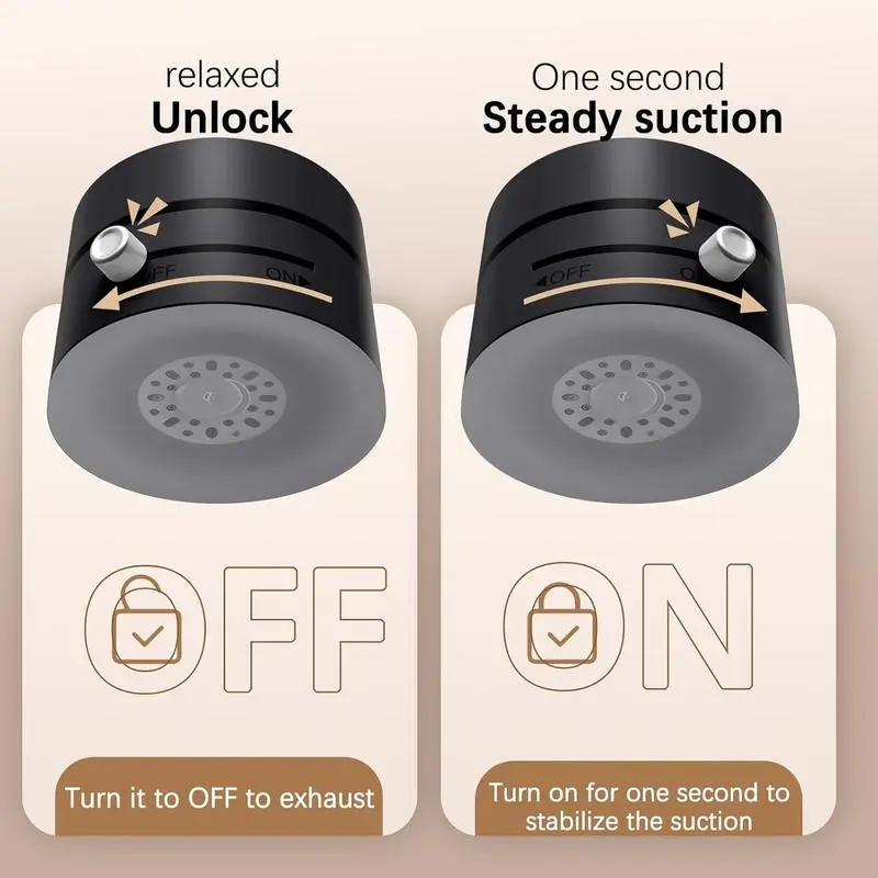 360° Rotatable Vacuum Suction Car Phone Holder for iPhone & Android, Hands-Free GPS Mount
